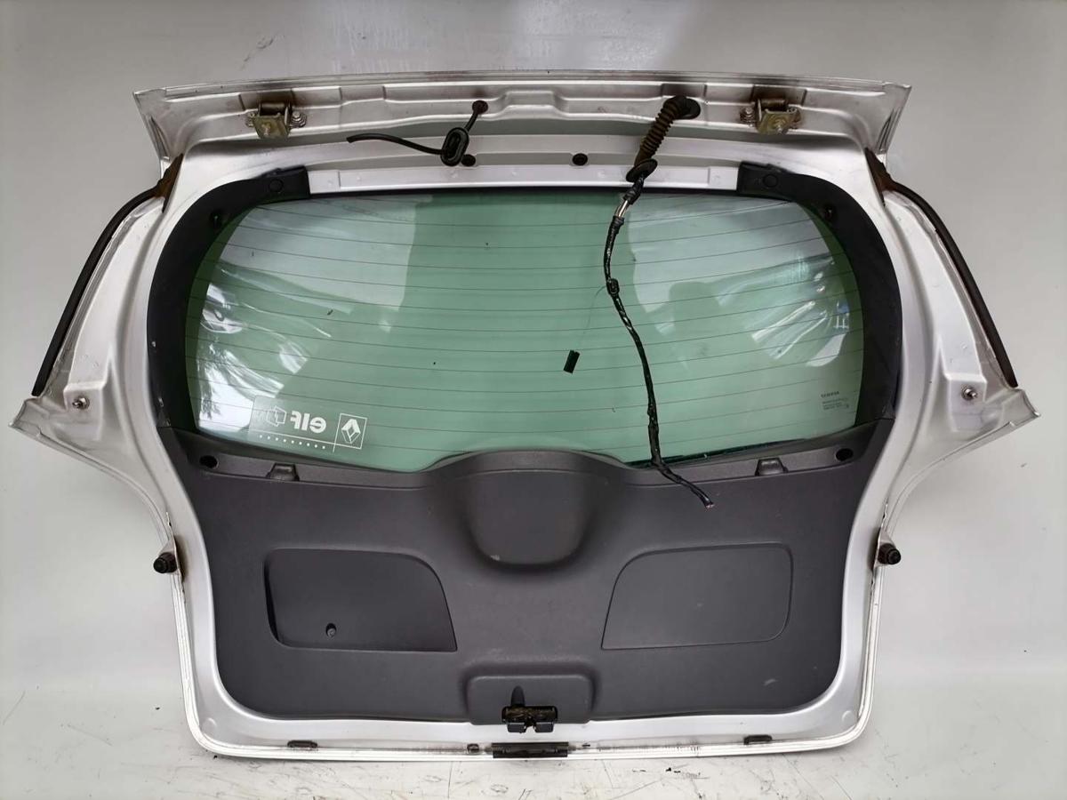 Renault Clio III original Heckklappe mit Scheibe TED69 Gris Platine BJ05